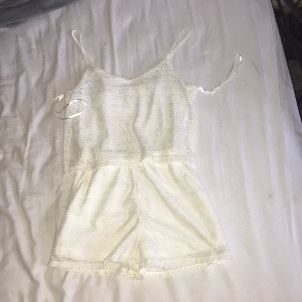 White Lace Romper